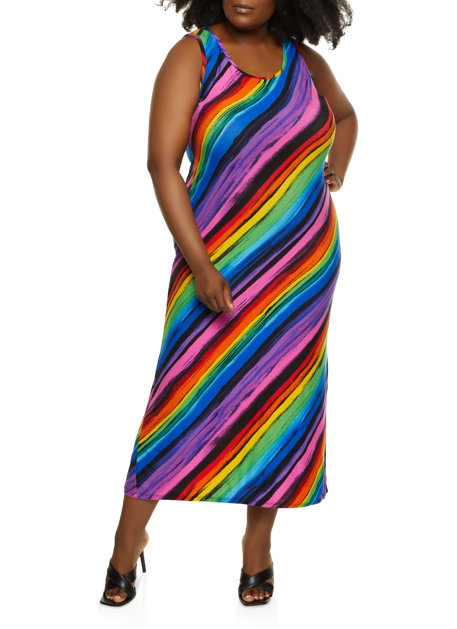 Rainbow 4X Dresses